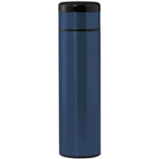 Kovel Giftology Double Walled Insulated Flask with Temperature Lid Navy